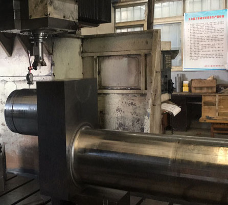 Custom Dragline Excavator drive crank shaft forging large eccentric shaft