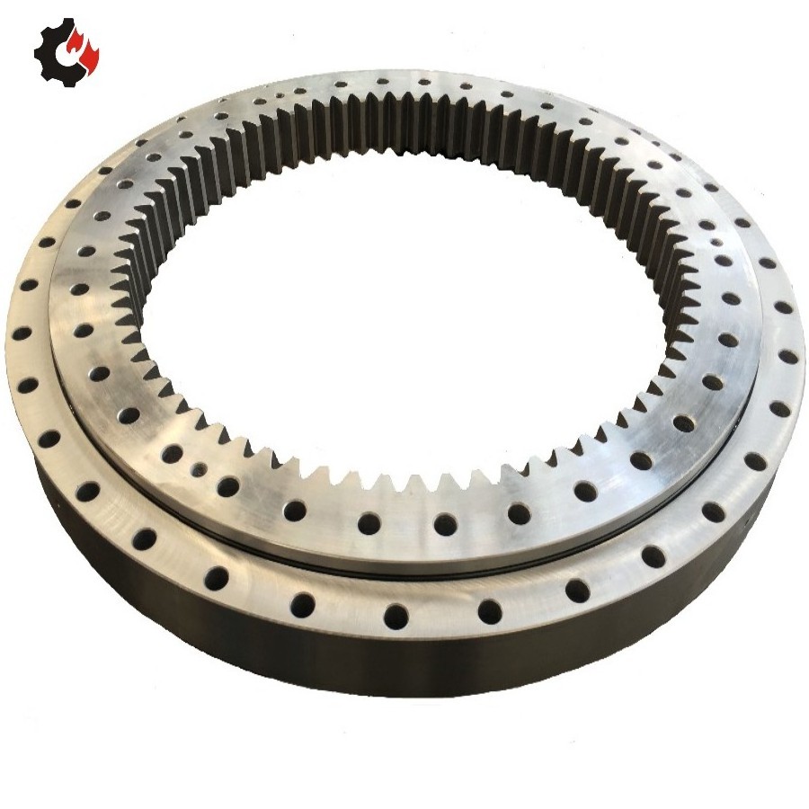 Customize Nonstandard Heavy Excavator 50Mn Large Diameter Turntable Slewing Bearing