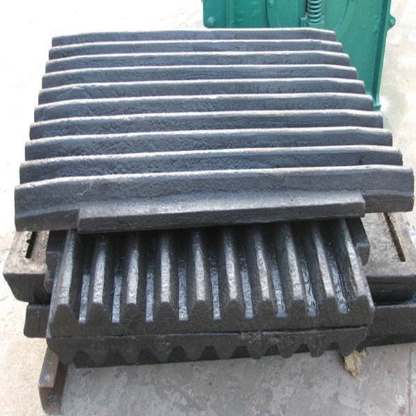 Mining machinery Jaw Crusher Spare Parts Jaw Plate custom large crusher jaw plate