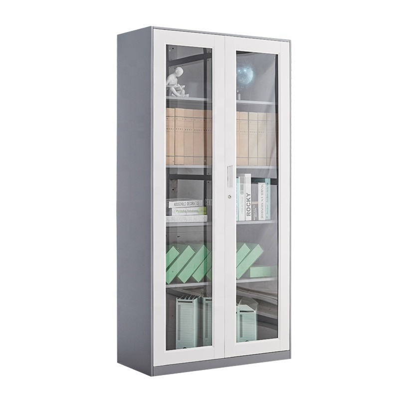 2 Door Laboratory Equipment Cabinet Storage Cupboard Office Metal for Sale KD metal file cabinet