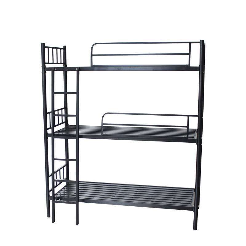 Top sale bedroom metal furniture three tier bunk bed metal triple bunk bed