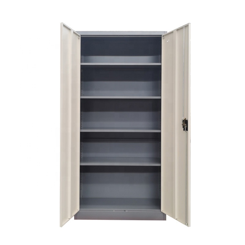 Wholesale Steel Cupboard Office Storage Cabinet Locking With Swing Door and Shelves Metal Cupboard