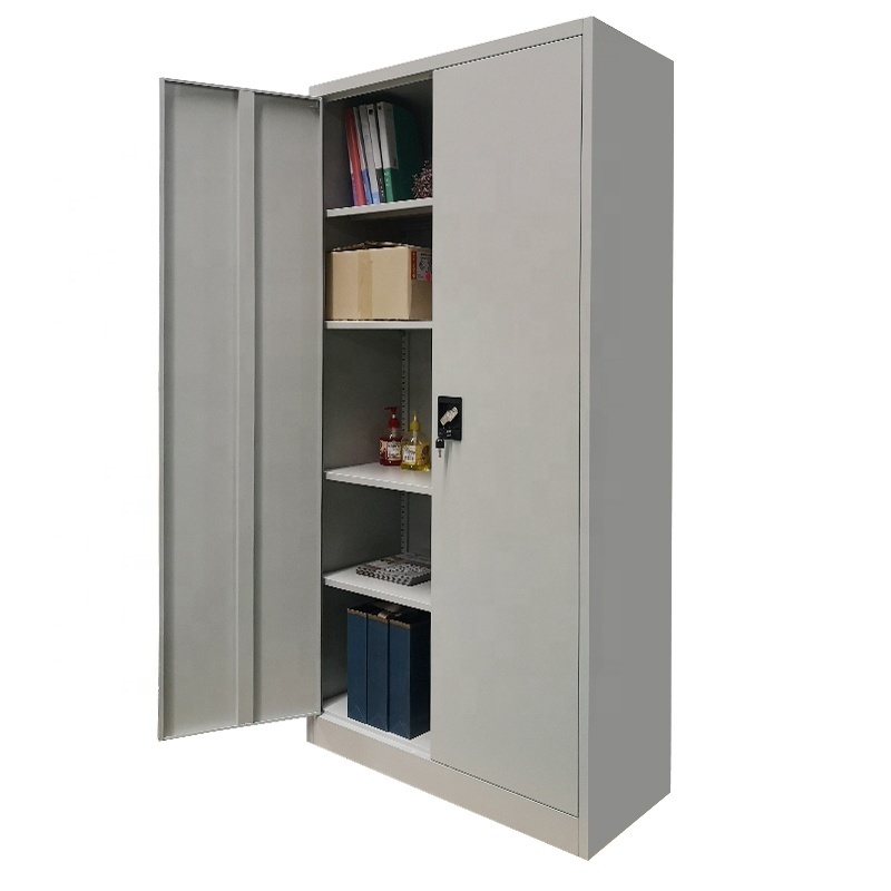 Knock down office furniture steel metal file storage cabinet 2 Door Cupboard Cabinets