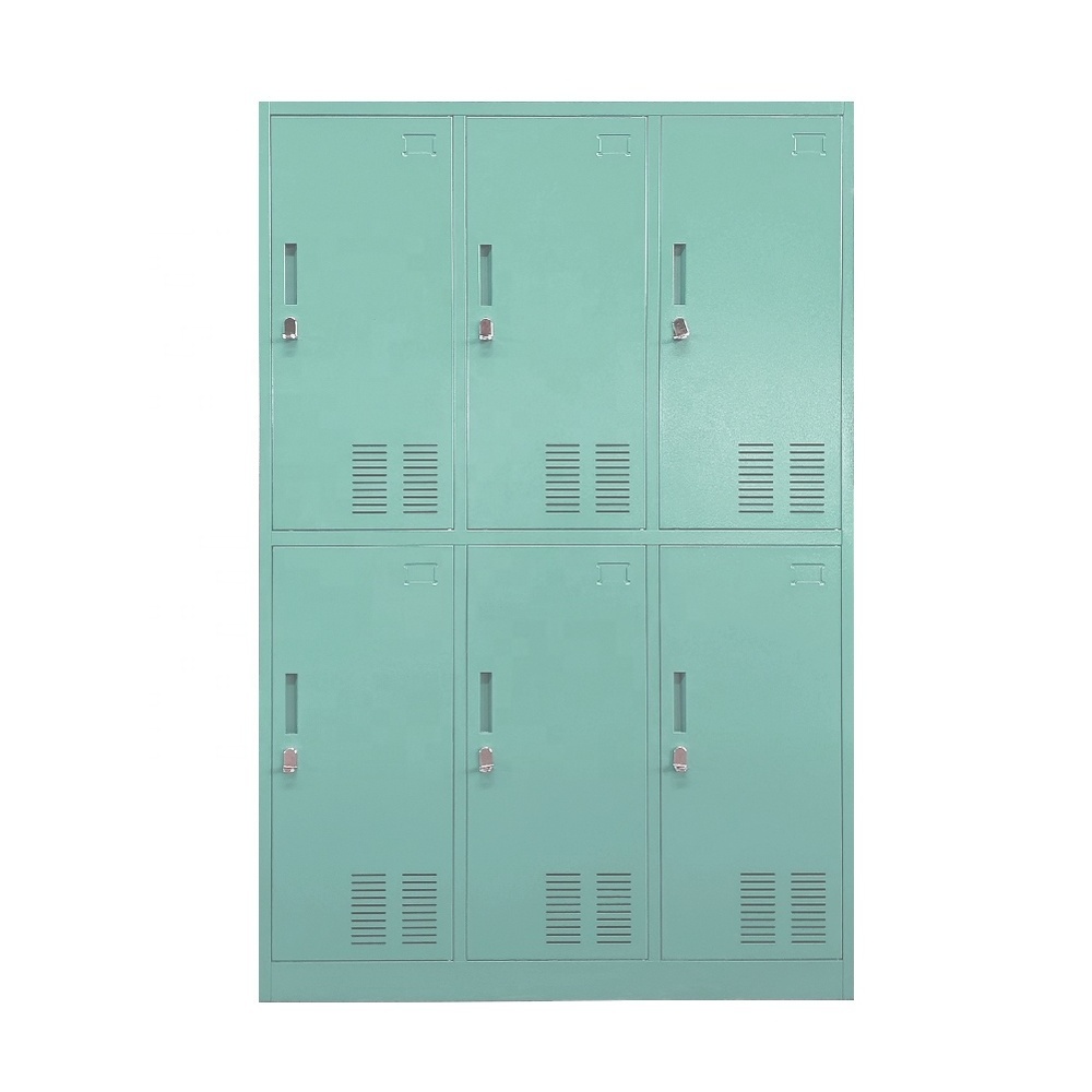 Natatorium gym school stadium metal wardrobe rust-proof steel locker storage cabinet metal closet