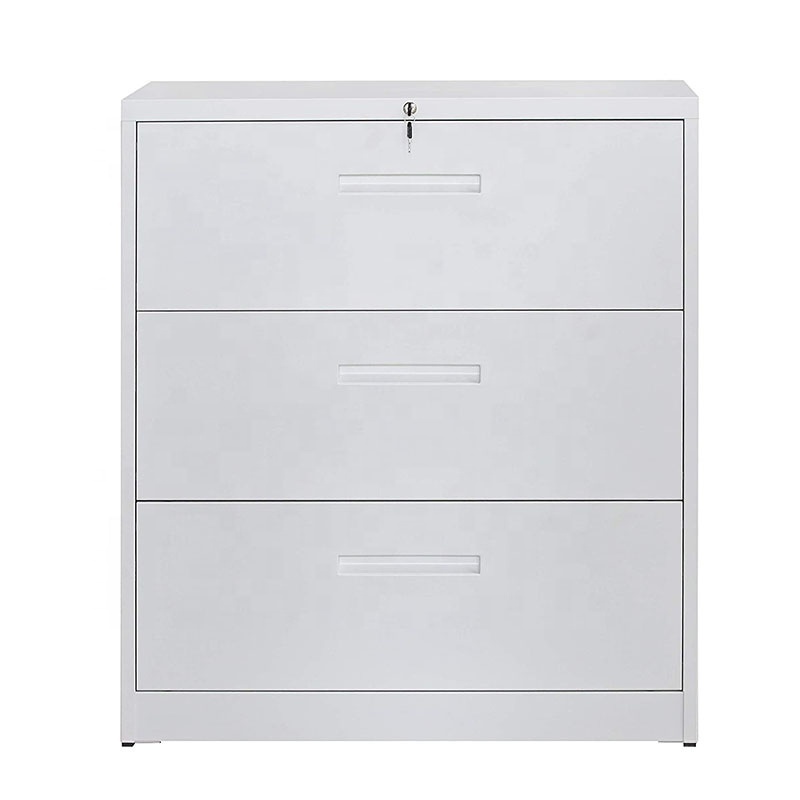 China luoyang Wide Vertical 3 Drawers Metal Filling Cabinet 3 Layer Steel storage file cabinet metal storage drawer units