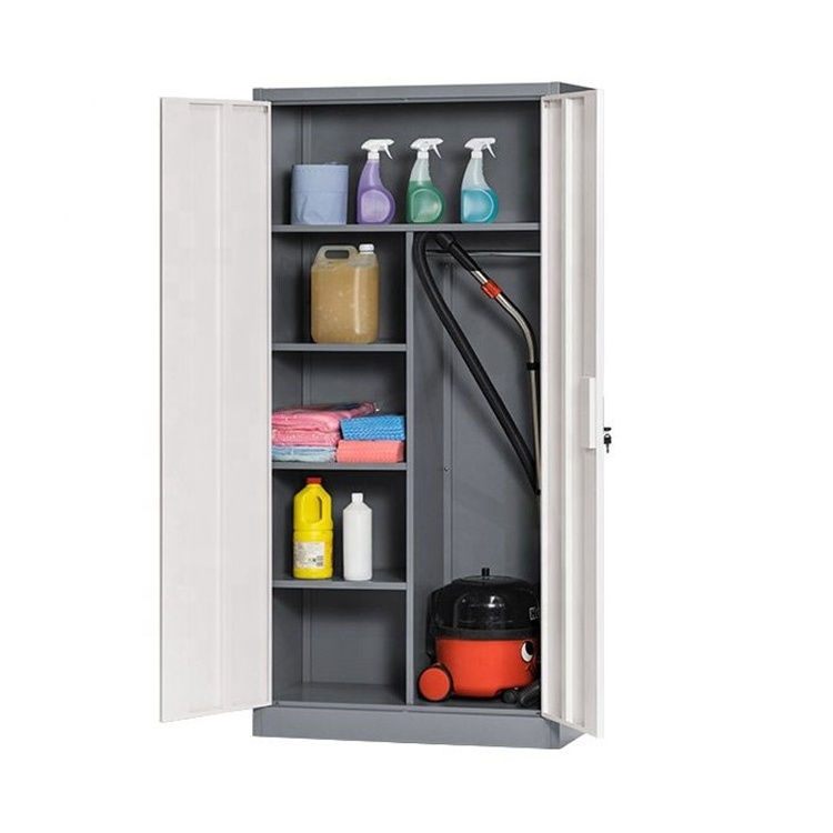 Top sale 2 door steel metal hanging  steel design storage locker clothes metal wardrobe closet