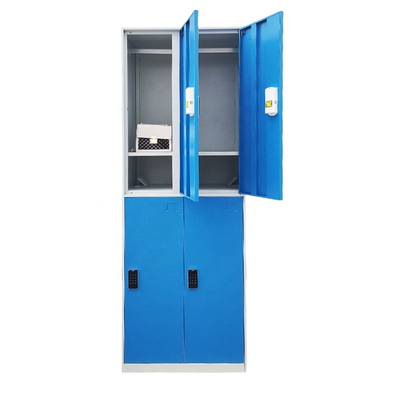 Beach Gym Locker Room office Furniture 4 Doors Gym Digital Locker Cheap Worker Lockers