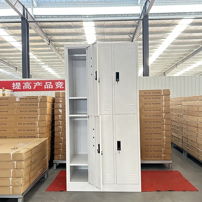 6 Door  Metal Storage Locker Cabinet KD steel gym changing room steel locker for sale