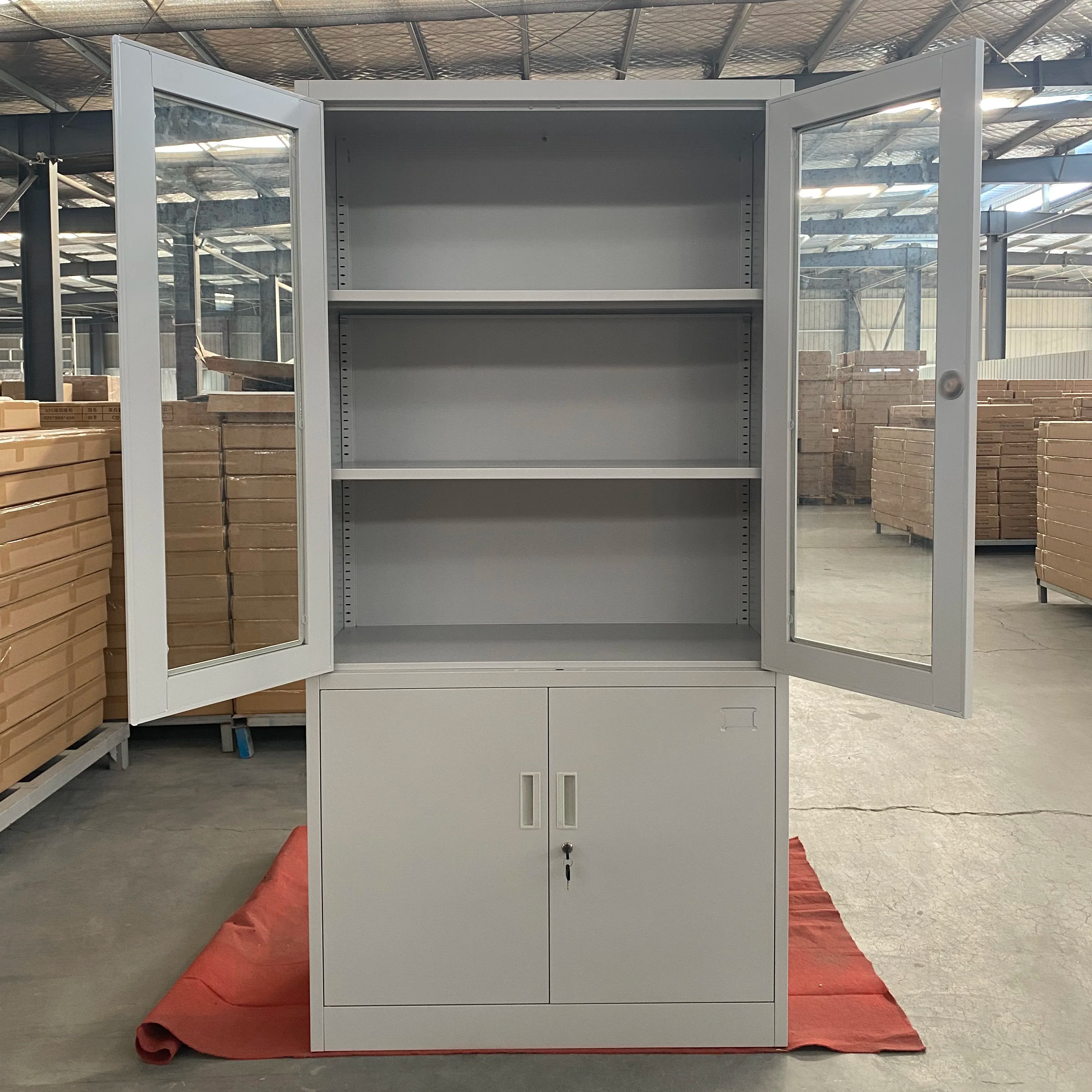 Hot sale office equipment storage file cabinet large capacity metal cupboard