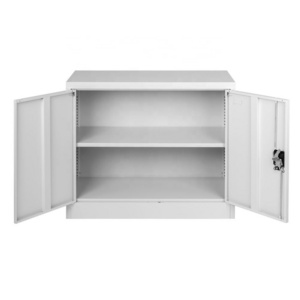 Top sale 2 door steel metal storage cabinet with adjustable shelf