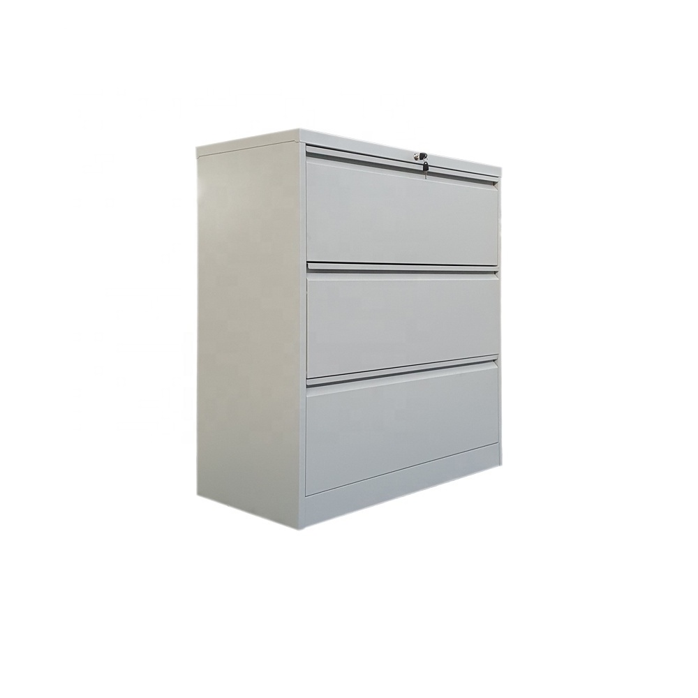 China luoyang Wide Vertical 3 Drawers Metal Filling Cabinet 3 Layer Steel storage file cabinet metal storage drawer units