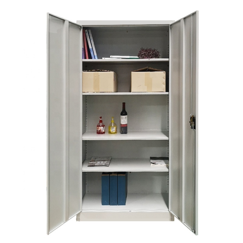 Knock down office furniture steel metal file storage cabinet 2 Door Cupboard Cabinets