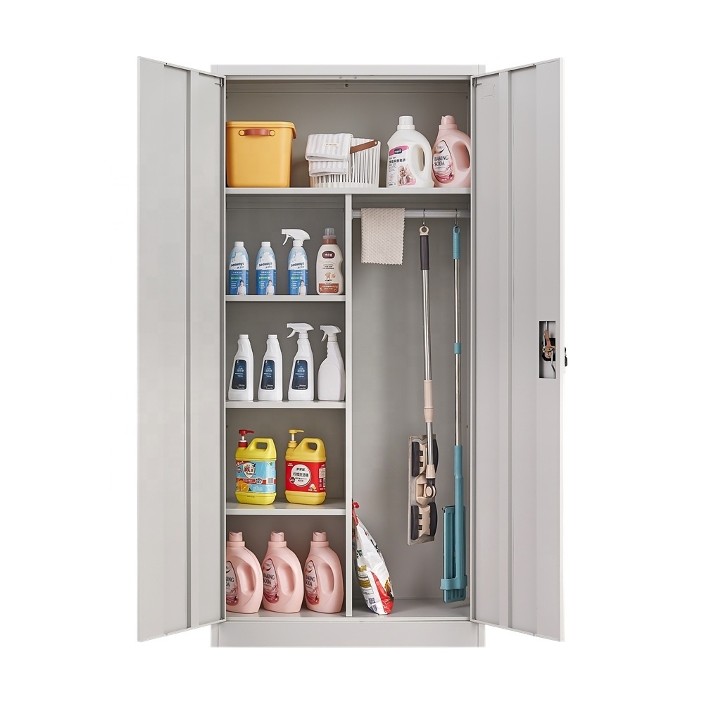 Metal Locker Office Storage Wardrobe Cabinet Steel Multi Functional Locker With Three Point Lock