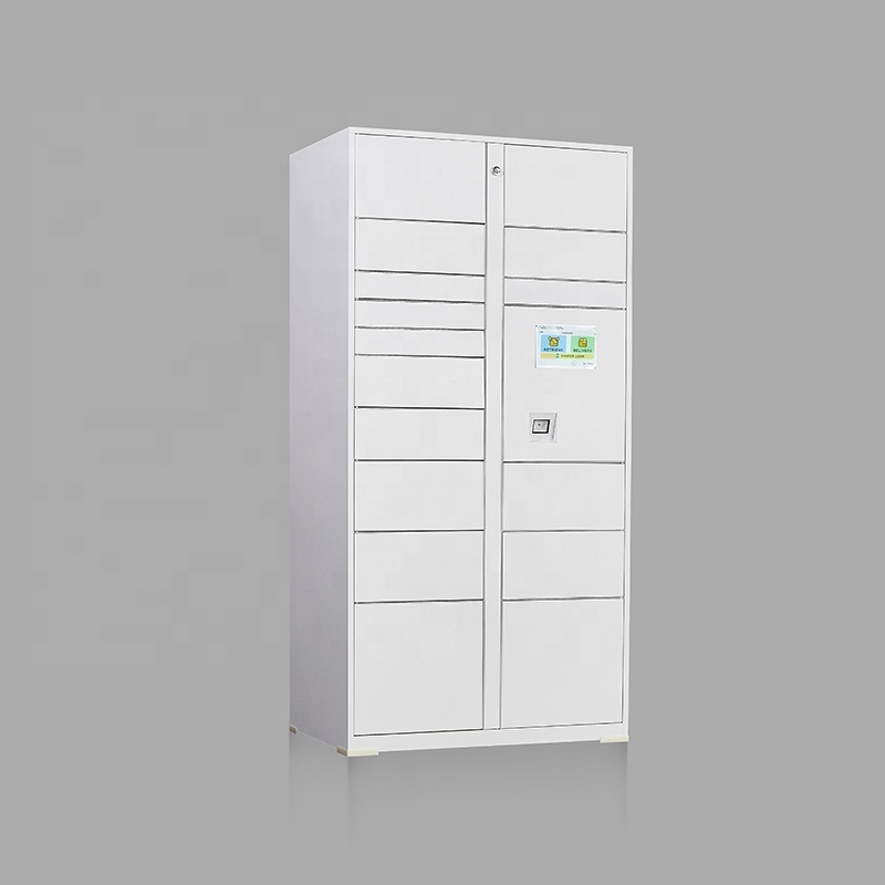 delivery intelligent controller parcel locker outdoor for courier and receiver office building use