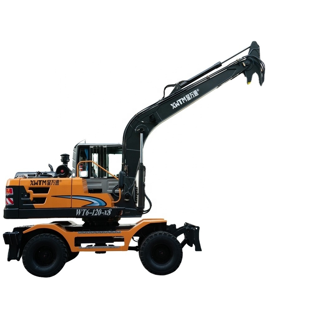 Wheel Cane Grab Loading Excavator Sugar Cane Loader with Sugarcane Grapple Handler Loader Excavator