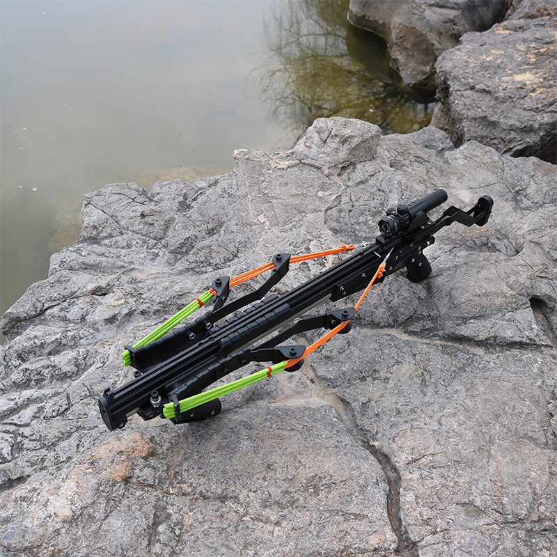 China Supplier Custom Precision Powerful Hunting Slingshot Gun With Telescope Outdoor Hunting