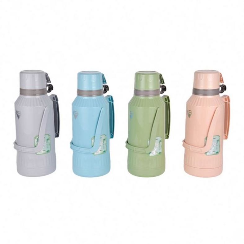 Customized 3.2L Double Layer Insulation Vacuum Airport Safety Air Pump Thermos Bottles Disposable Coffee Dispenser Pump Flask