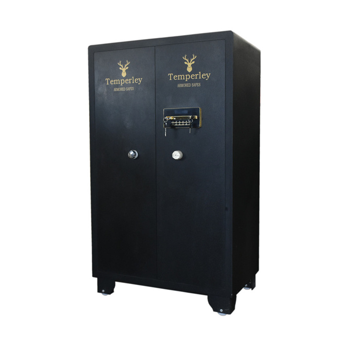 Luoyang double door gun safe electronic lock storage cabinet