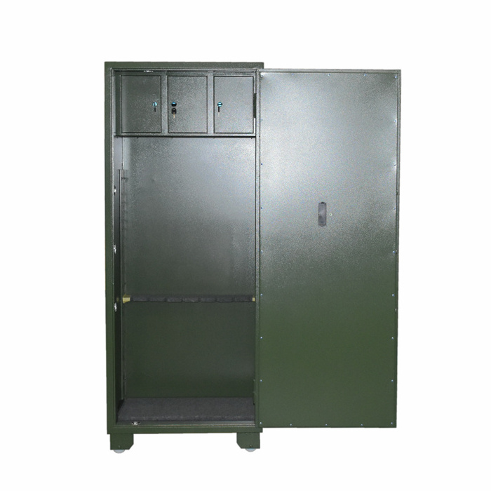 High quality weapon storage cabinet single door fingerprint gun safe box