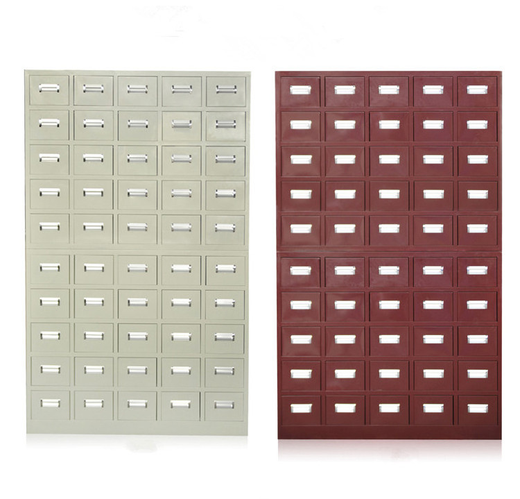 Luoyang steel furniture storage cupboard 40 drawers 304 stainless steel medicine cabinet