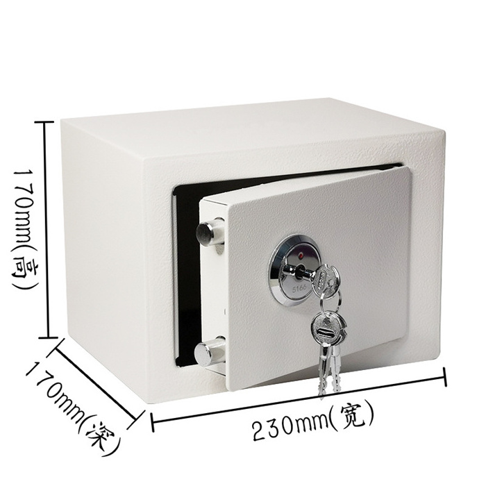 Anti-theft design kids cash money storage box portable master lock safe