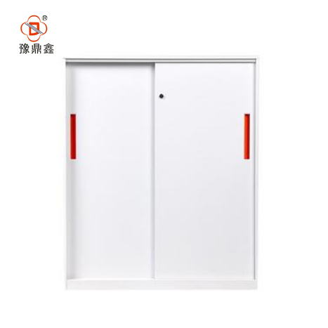 XINDING office furniture narrow edge metal file cabinet low size office used A4 file storage sliding door