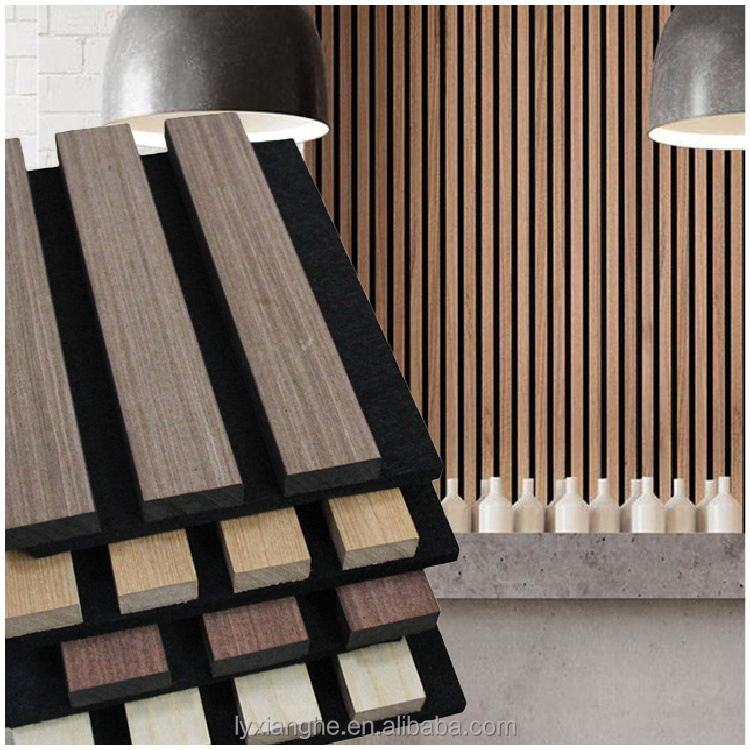 wood slat wall panel indoor decorative wall and ceiling