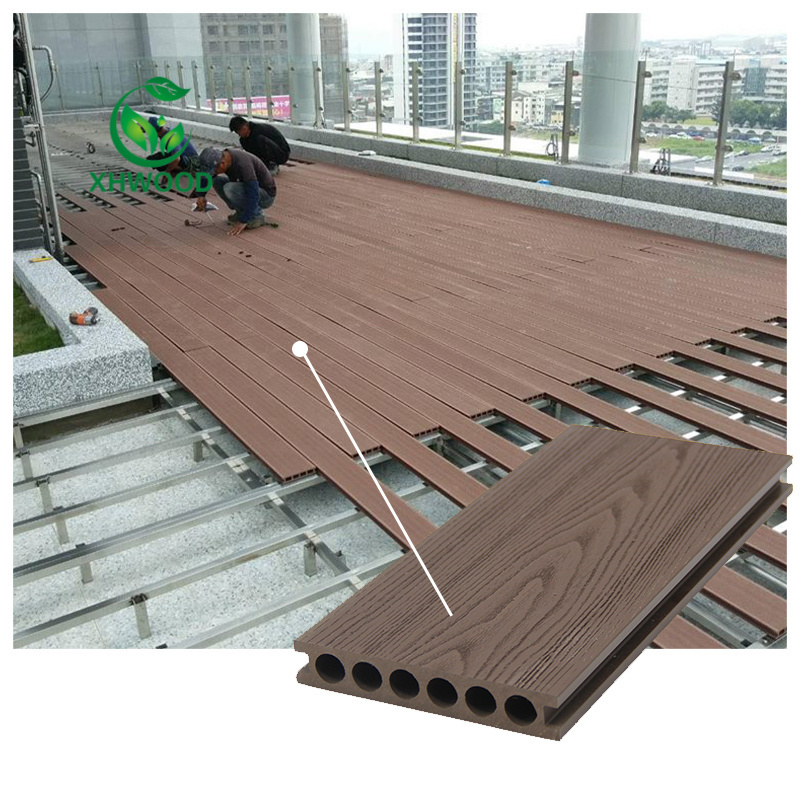 WPC Waterproof Outdoor Decking Floor outside wpc  decking