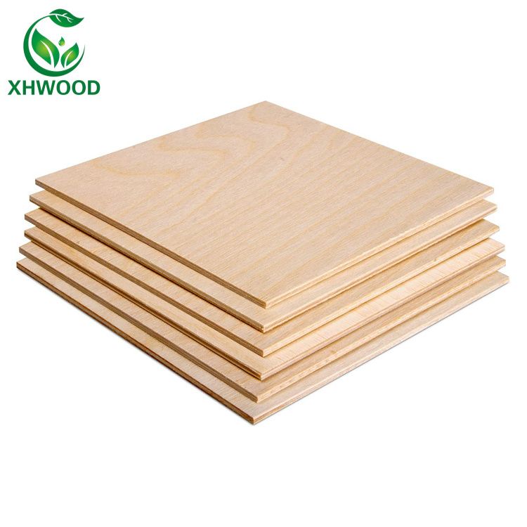 Cheap 4X8 5X10 Laser Cut Commercial Osb Phenolic Hexaboard Birch Plywood Board For Furniture Cabinet