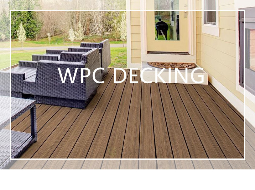 WPC Waterproof Outdoor Decking Floor outside wpc  decking