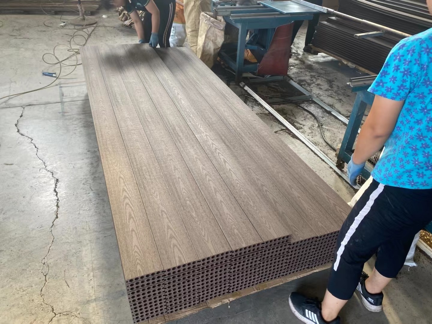 WPC Waterproof Outdoor Decking Floor outside wpc  decking