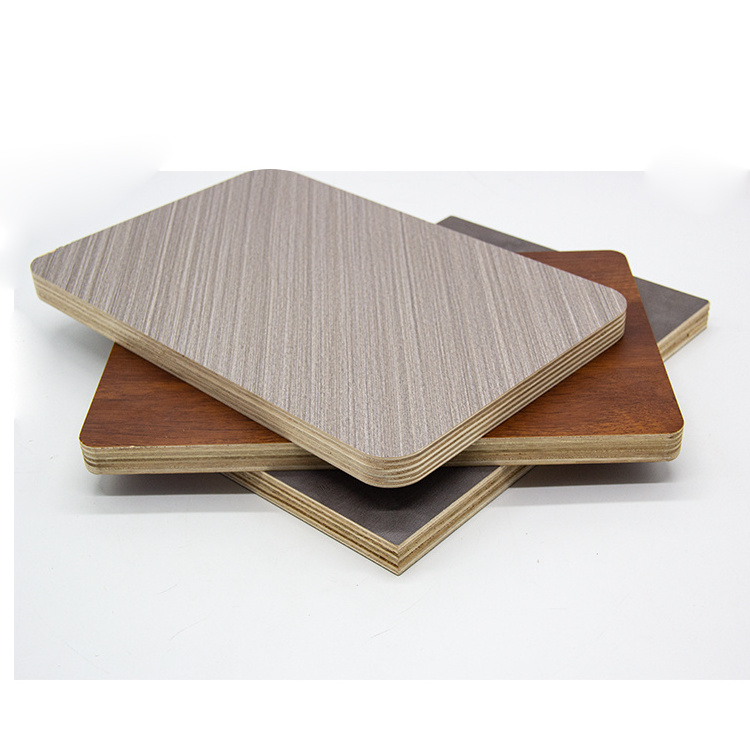 E0  High Quality 18mm Cabinet Making Melamine Plywood Sheet furniture plywood