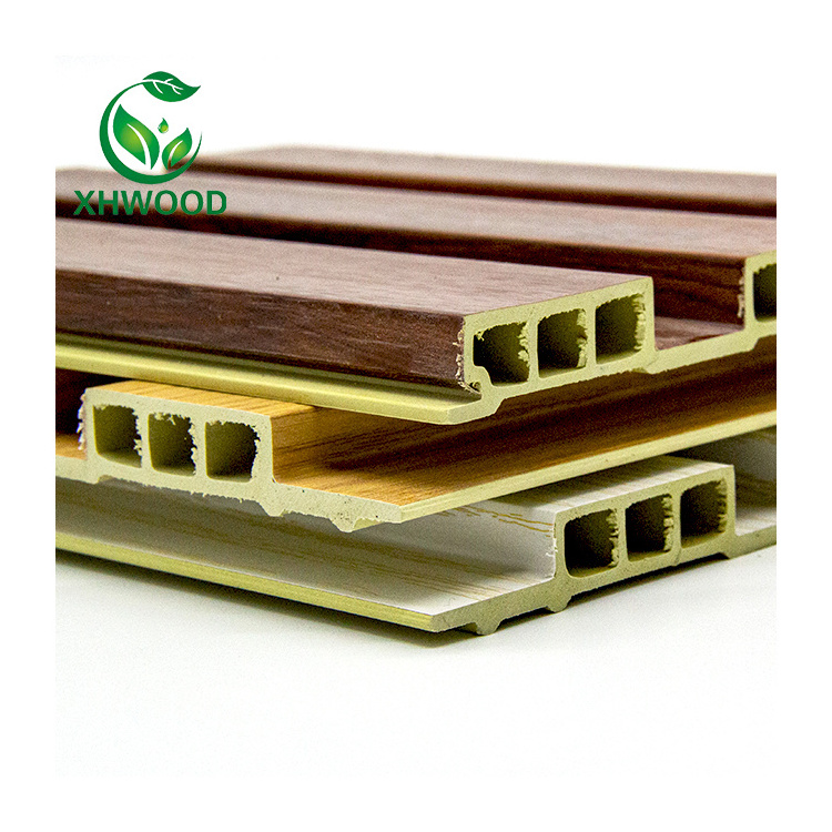 Greenzone modern wood wall paneling terrasse wpc timber tube wall panel composite wood cladding