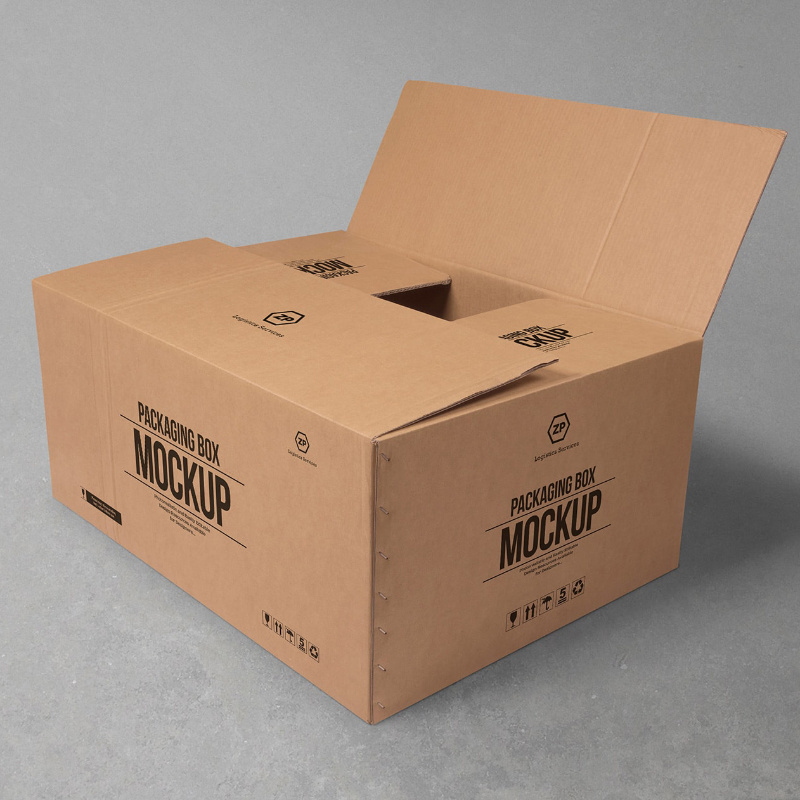 FCS certificate customized labels  box packaging boxes custom logo shipping carton heavy duty