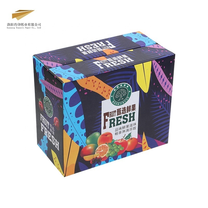 Xiaoyin Farm Fresh Factory Price Custom Wax Produce Box For Vegetable And Fruit