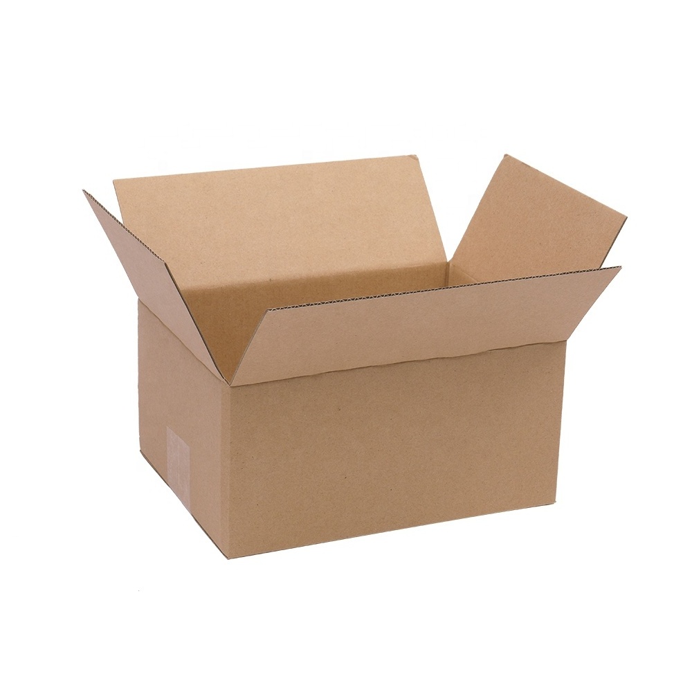 Custom logo printed Corrugated Packaging recyclable box Cardboard  carton box shipping moving boxes