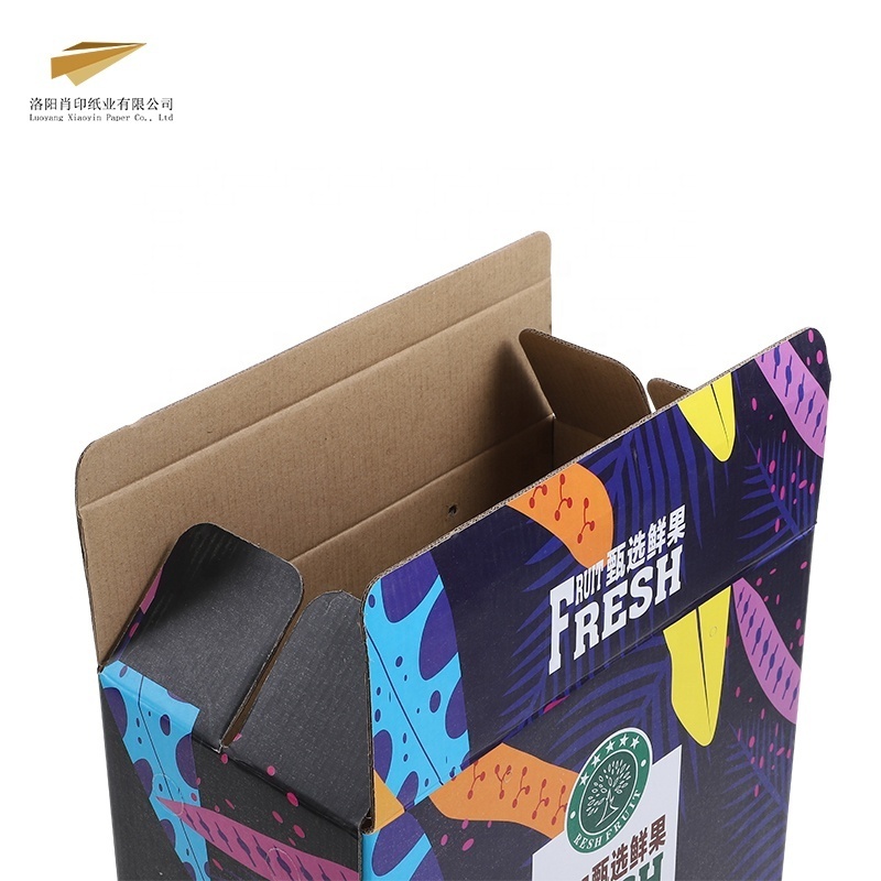 Xiaoyin Farm Fresh Factory Price Custom Wax Produce Box For Vegetable And Fruit