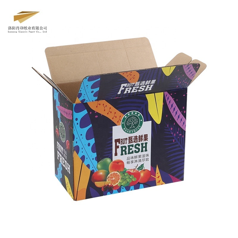 Xiaoyin Farm Fresh Factory Price Custom Wax Produce Box For Vegetable And Fruit