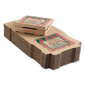 Custom printing caixas para pizzas  9 10 11 12 14 18 Inch  Burger Pizza Boxes  Flute Corrugated pizza packing box