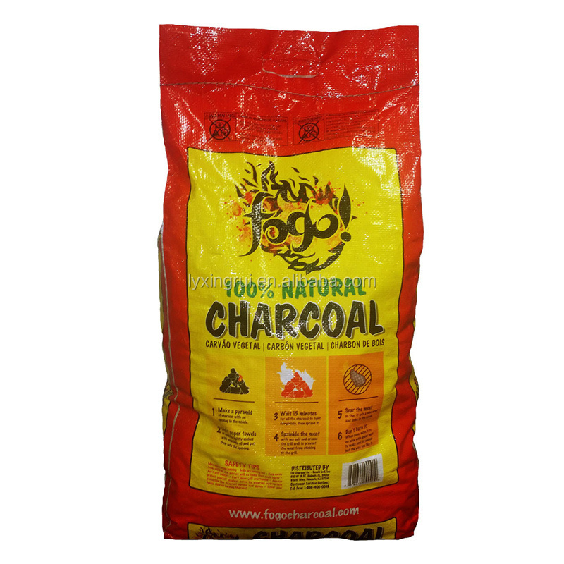 High quality pp woven charcoal bags 2kg 5kg