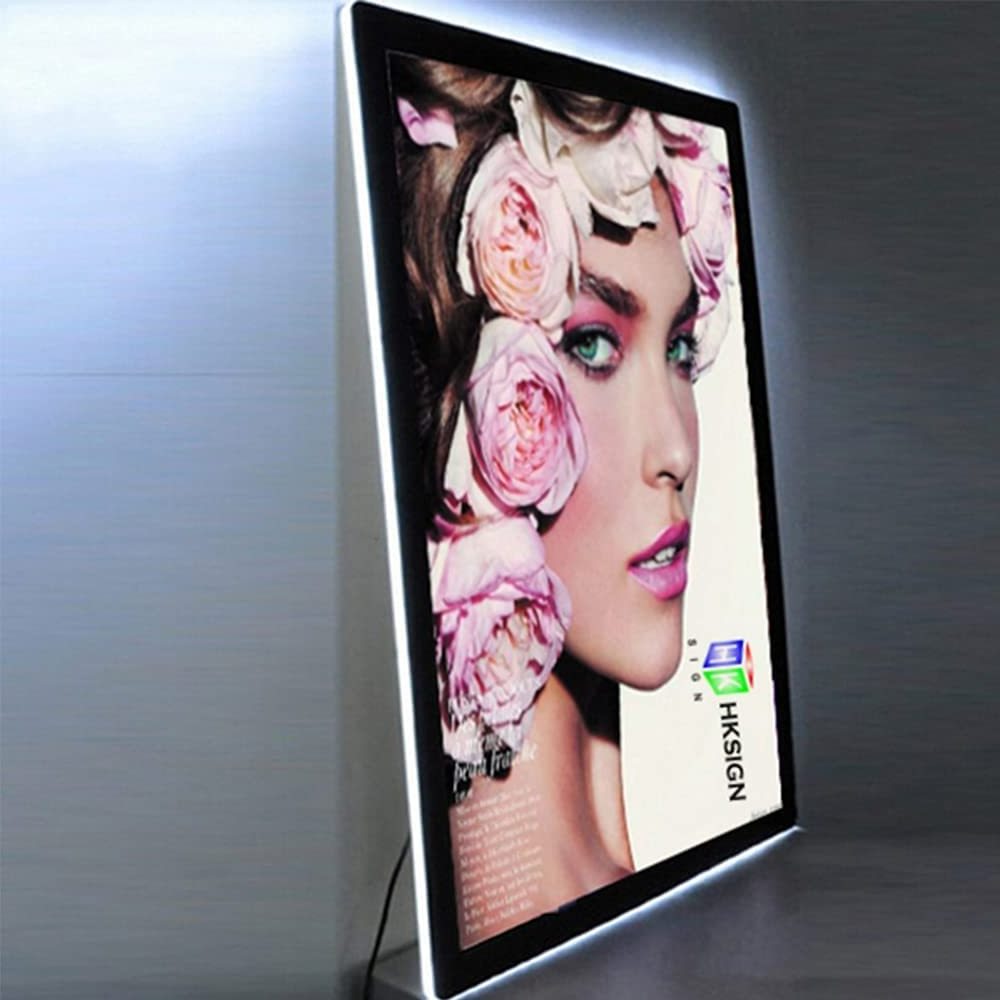 Lightbox Window Display A0/A1/A2/A3/A4 Aluminum Poster Frame Snap Ultra Thin Advertising Metal Lighting Led Light Box