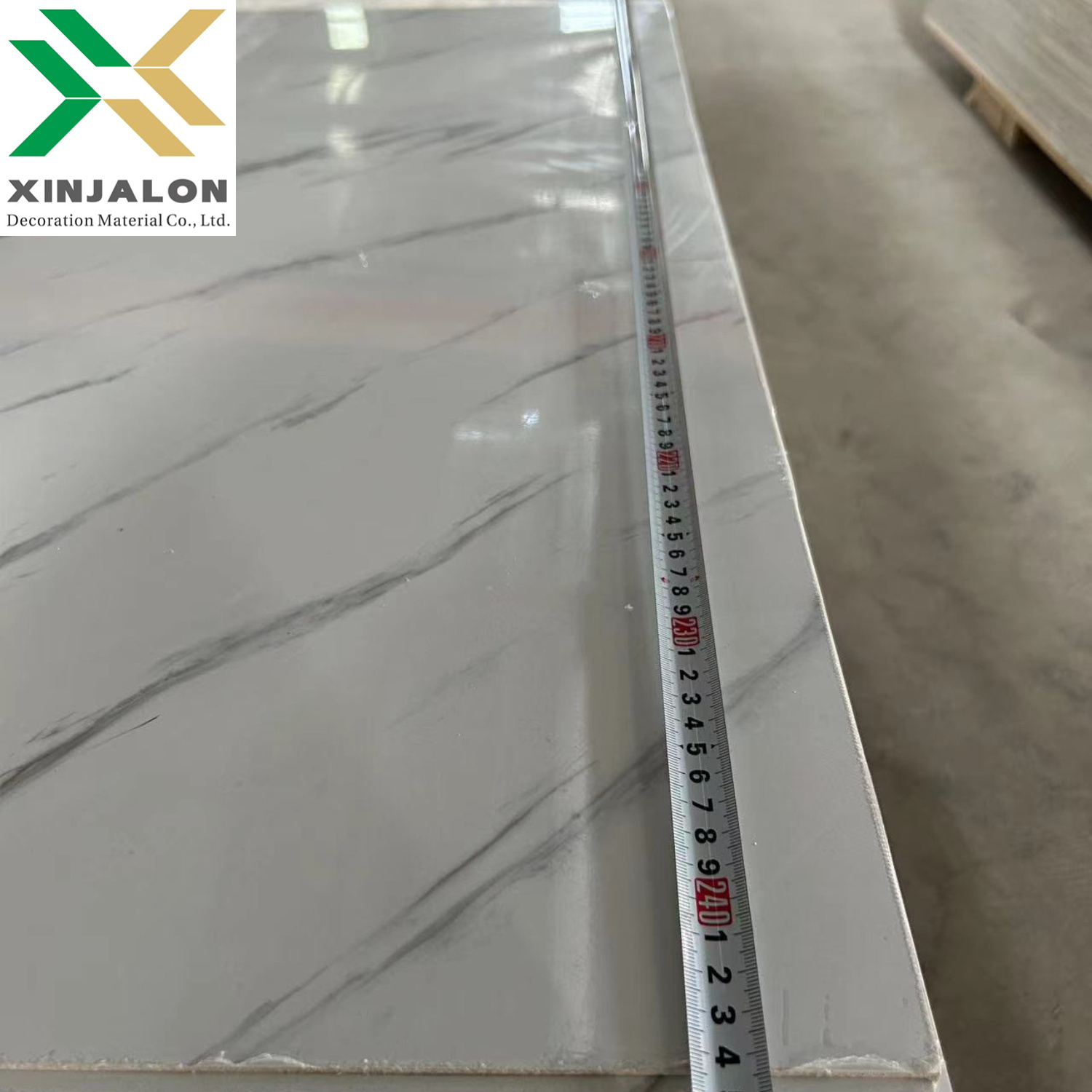 interior decoration Stone surface pvc wall panel 4*8ft SPC board Embossed PVC marble sheet and pvc wall panel