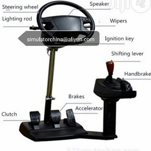 portable car driving school training simulator