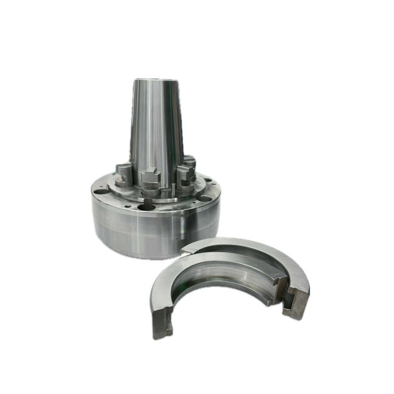 Manufacture 100MM Diameter Mini Flange Four Axis cartridge 7 hole Collet Fixture Chuck For CNC Milling Lathe Tool