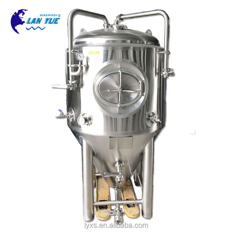 5BBL Stainless Steel Refrigerated Beer brewing equipment Conical Fermenter