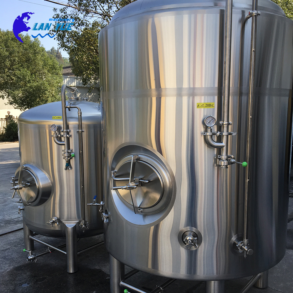 Production Machines Stainless Steel 304 24HLHLT/CLT Drinkable Hot Liters Pressure Storage Hot Liquor Tanks