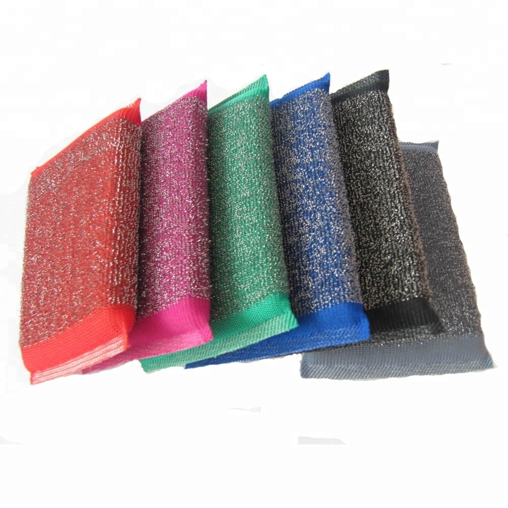 kitchen cleaning stainless steel scourer sponge scrubber, kitchen steel wool sponge