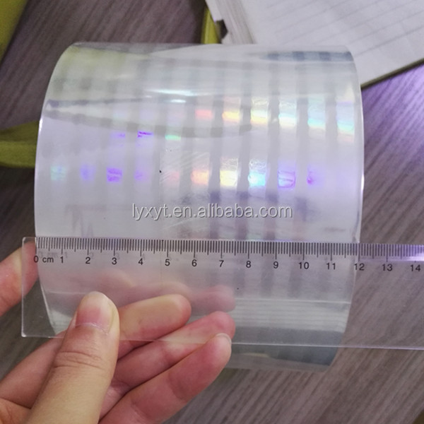 holographic high shrinkage bopp film for cigarette packing