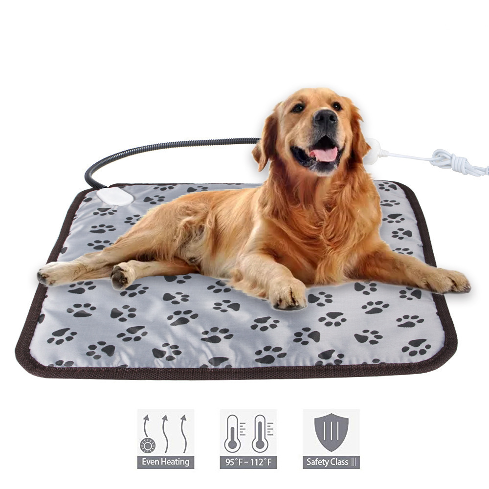 Wholesale Pet Cat Dog Mat Adjustable Electric Heated Waterproof Warm Pet Heating Pad Mat Bed Warmer Blanket