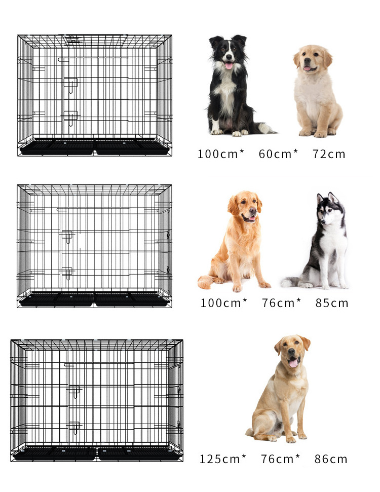 Large Foldable Kennels Small Animal Birds Pig Cat Rooster Cages Pet Dog Cages